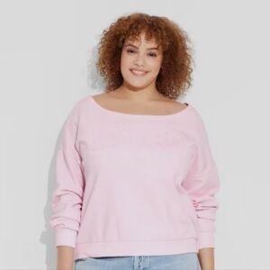 Womens Offshoulder Sweatshirt